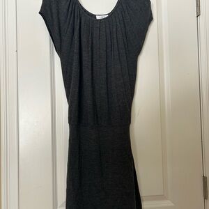 Ann Taylor Charcoal Midi Dress